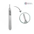 Scalpel Handle No. 3 Solid with Scale Scalpel Handle No. 3 Solid with Scale