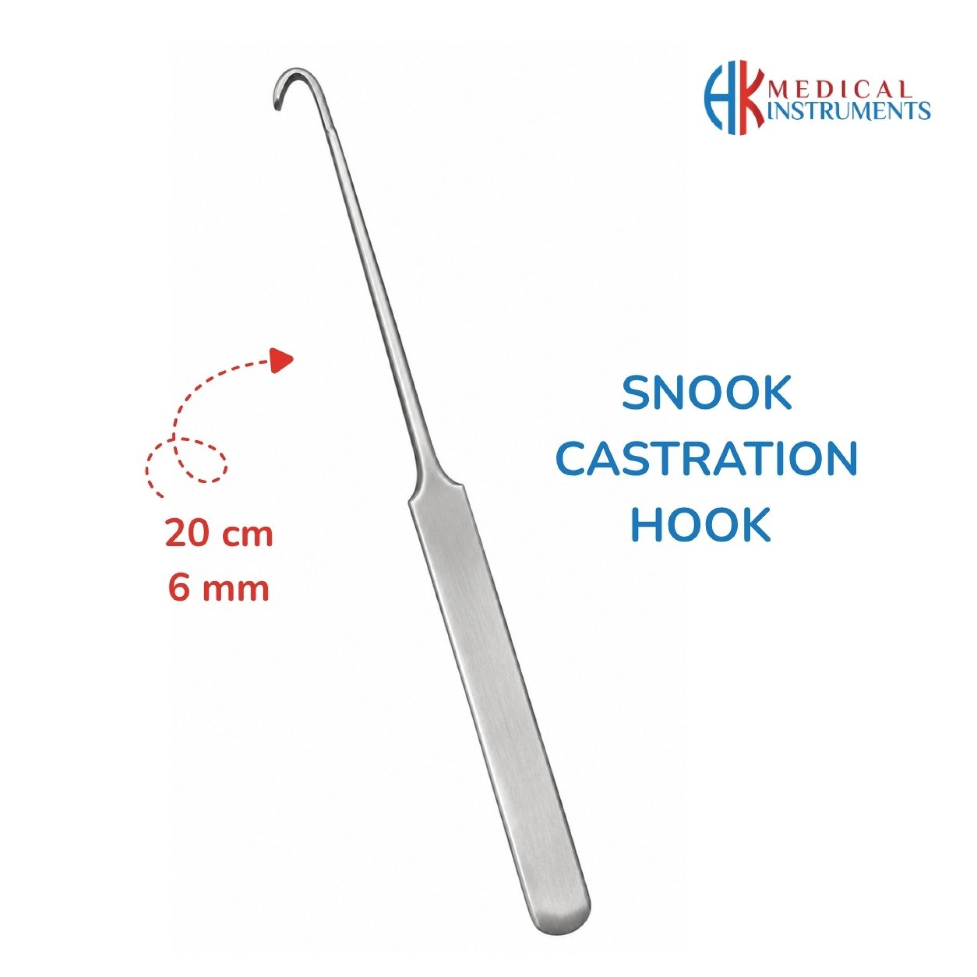 Snook Castration Hook 20 cm 6 mm Snook Castration Hook 20 cm 6 mm