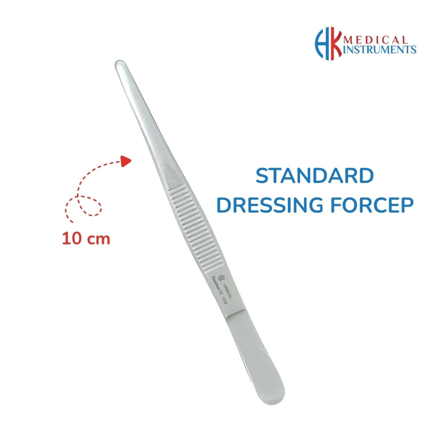 Standard Dressing Forcep 10 cm / 4"