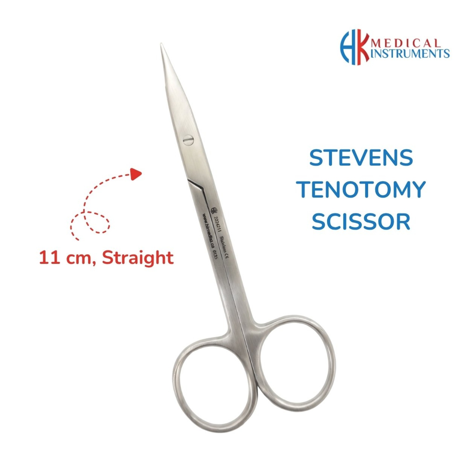 Stevens Tenotomy Scissor 11 cm / 4-1/2" Straight Stevens Tenotomy Scissor 11 cm / 4-1/2" Straight