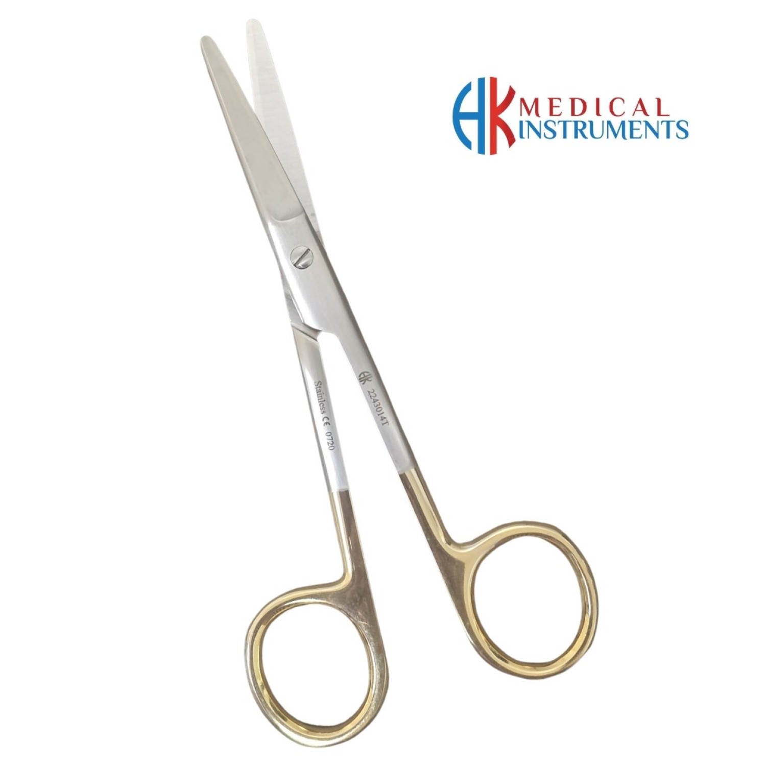 Mayo Scissor, 14.5 cm Straight, TC Gold Mayo Scissor, 14.5 cm Straight, TC Gold