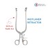Weitlaner Retractor 24.5 cm / 9-1/2" Teeth 3:4 Blunt