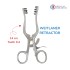 Weitlaner Retractor 14 cm / 5-1/2" Teeth 3:4 Sharp Weitlaner Retractor 14 cm / 5-1/2" Teeth 3:4 Sharp