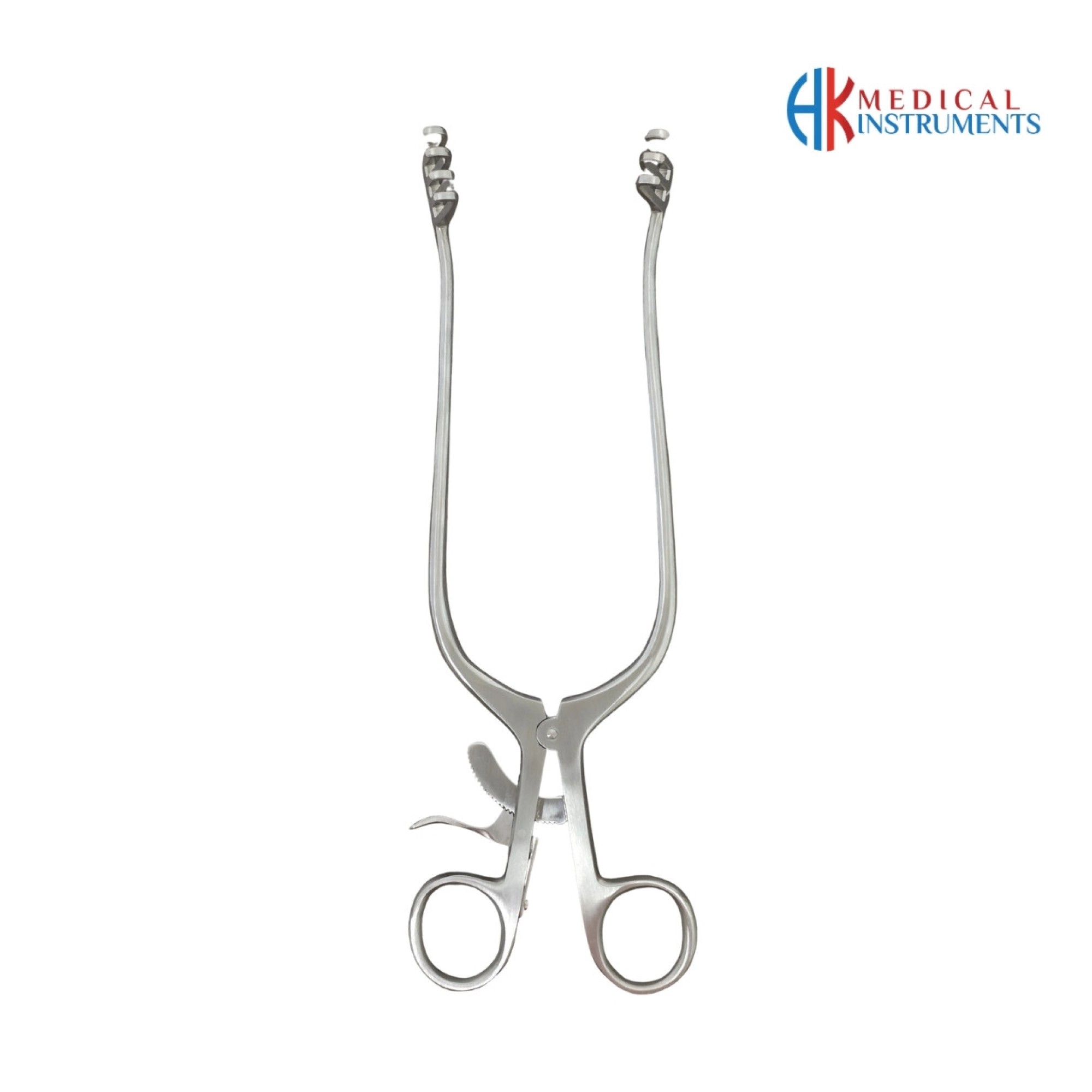 Weitlaner Retractor 24.5 cm / 9-1/2" Teeth 3:4 Blunt